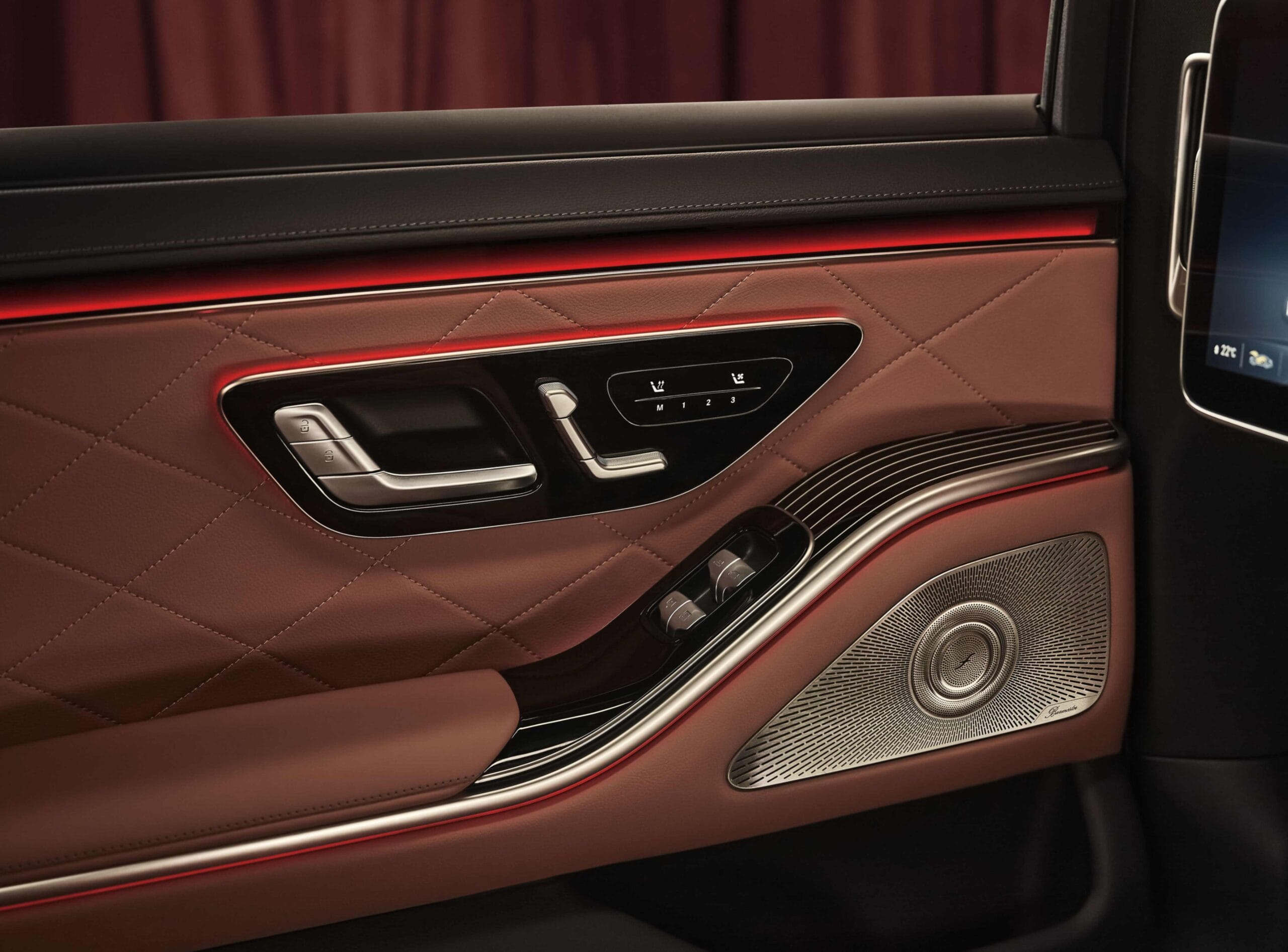 Mercedes-Benz S-Class interior design detail highlighting its premium craftsmanship