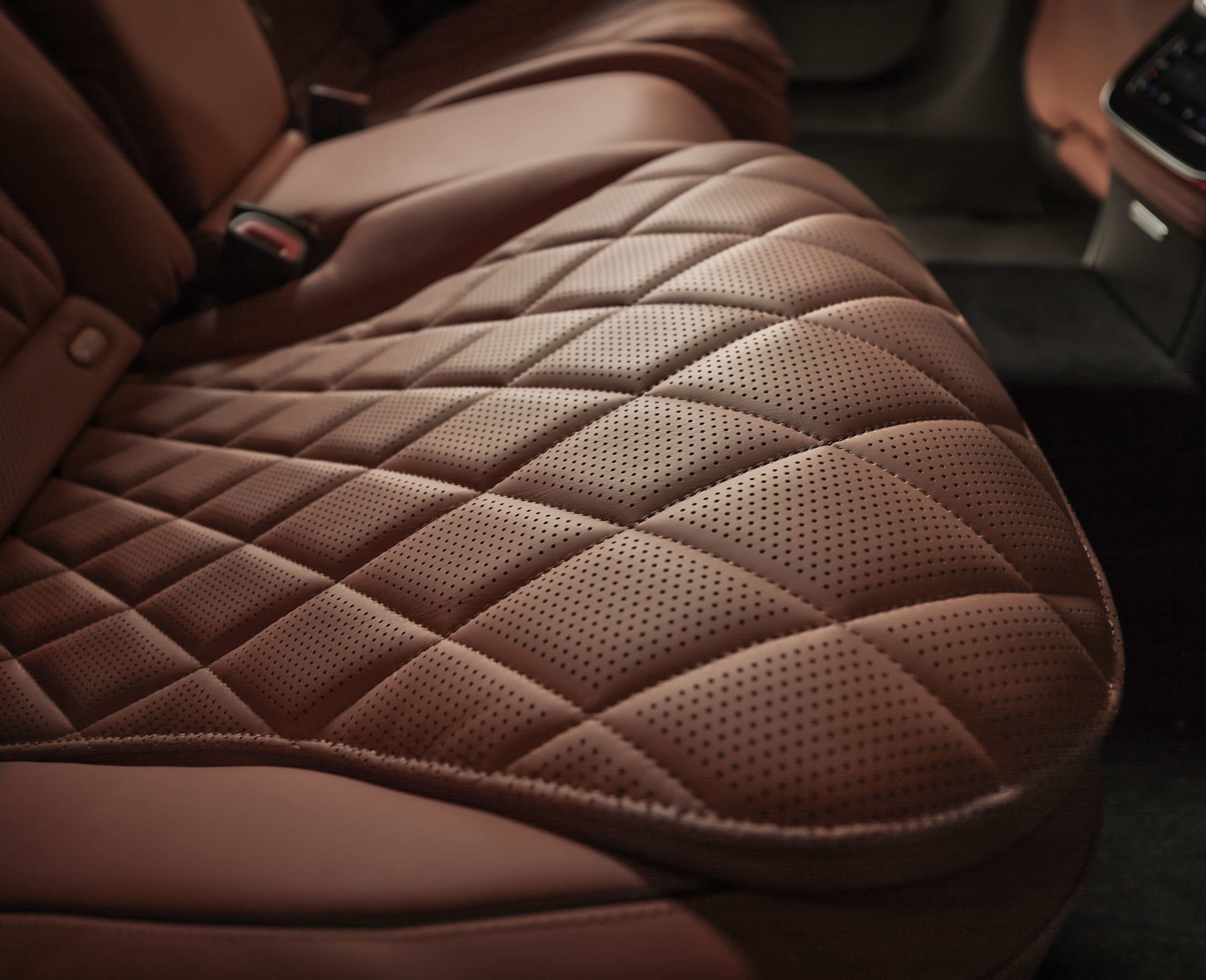 Mercedes-Benz S-Class premium leather interior detail