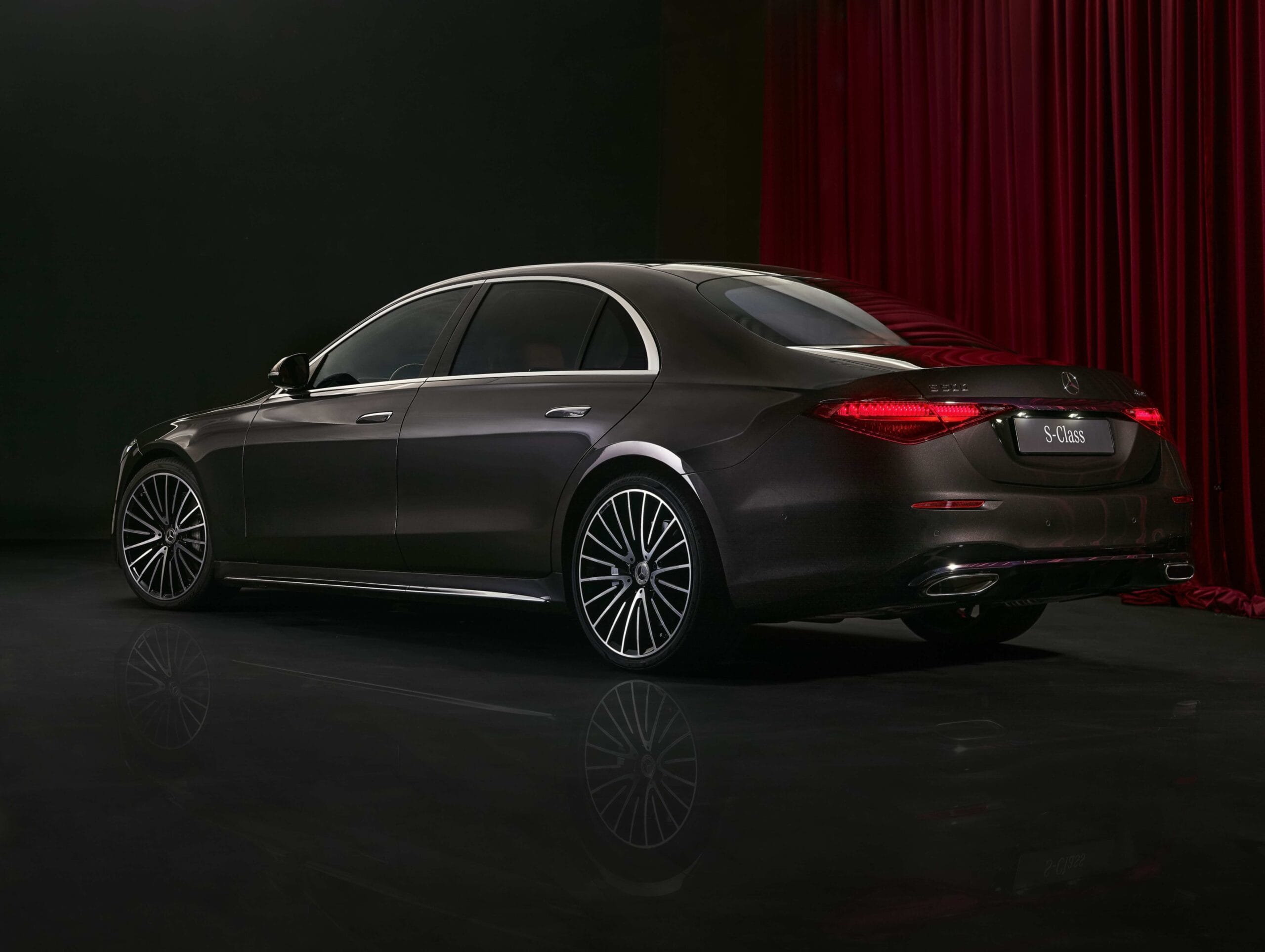 Mercedes-Benz S-Class luxury automotive exterior photographed for the campaign