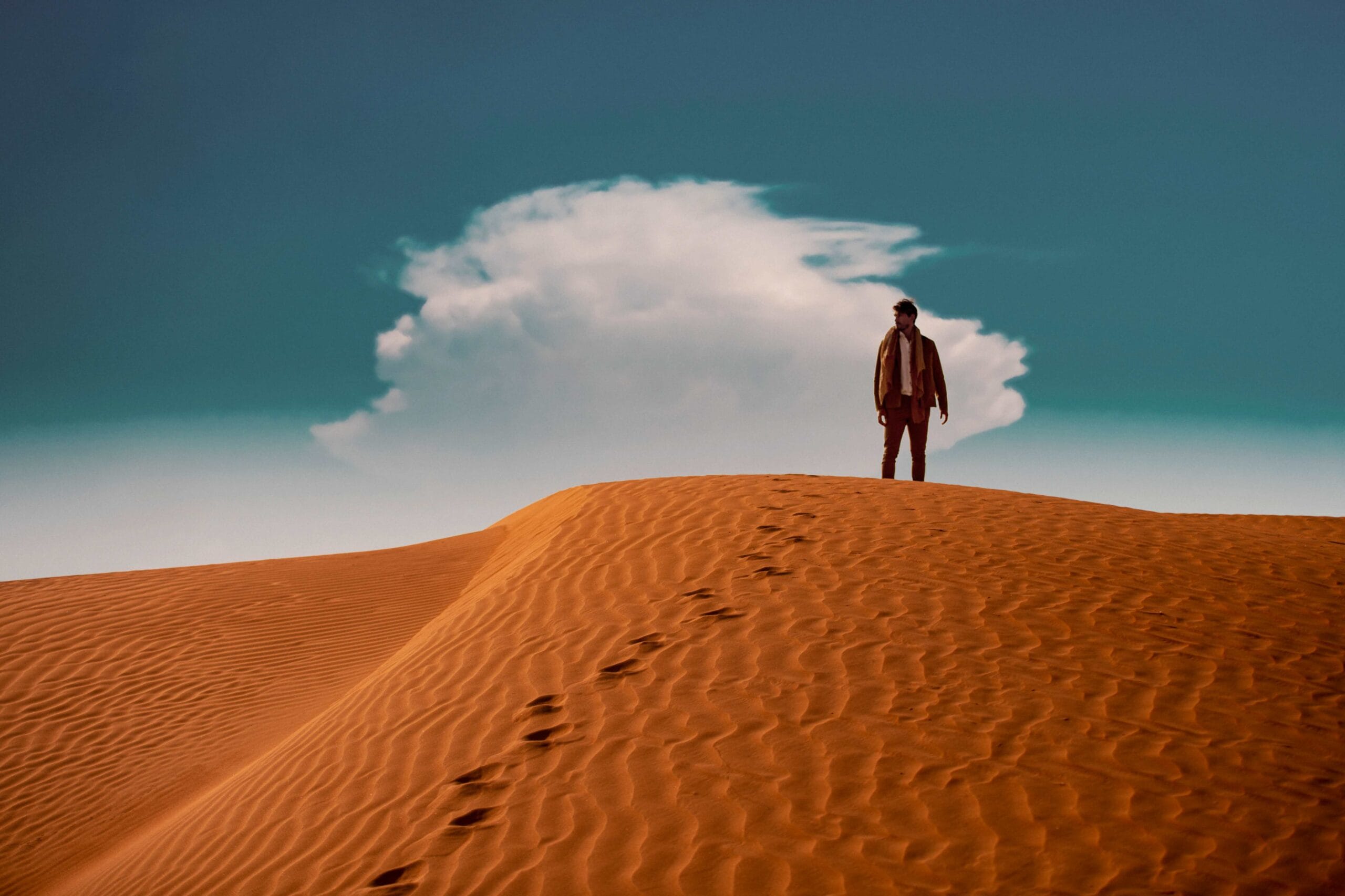 Six Senses luxury lifestyle campaign set against a warm desert- inspired landscape