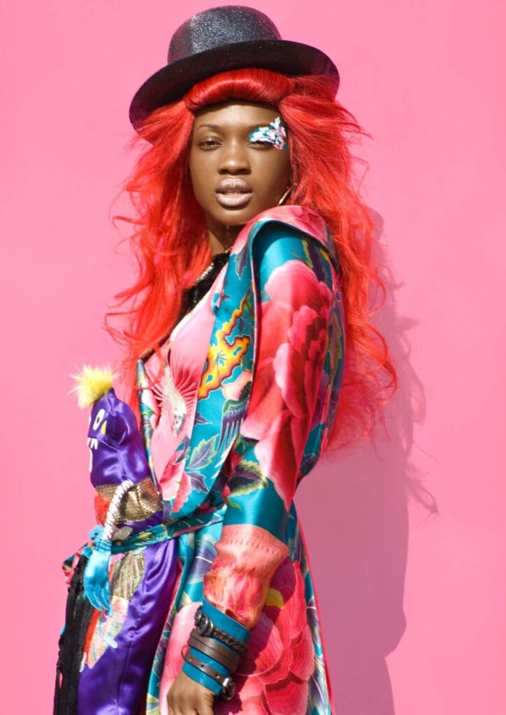 Colourful fashion editorial campaign featuring bold styling and vibrant creative direction.