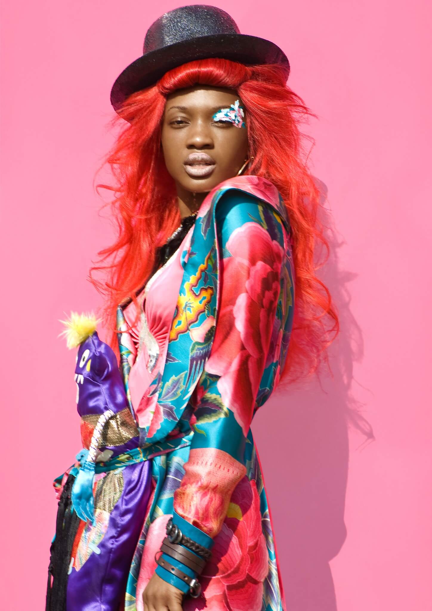 Colourful fashion editorial campaign featuring bold styling and vibrant creative direction.