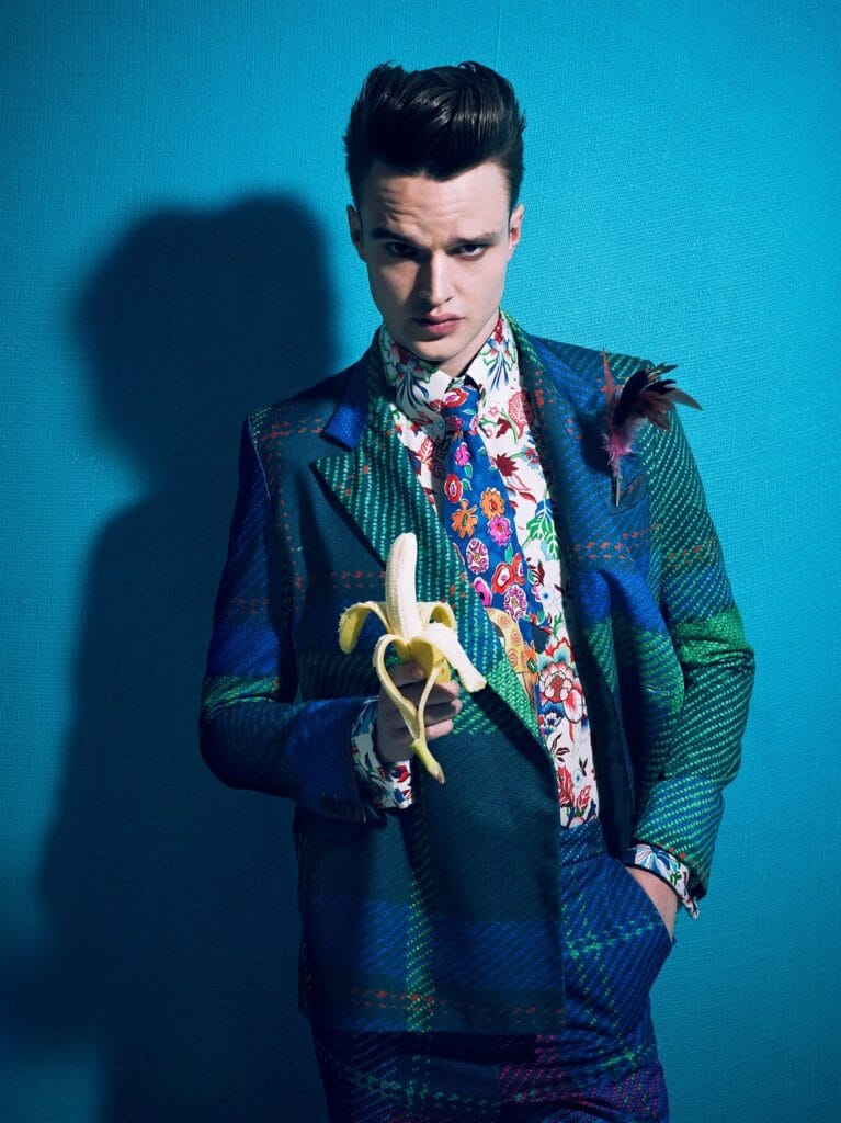 The National menswear fashion editorial photographed in a refined contemporary style.